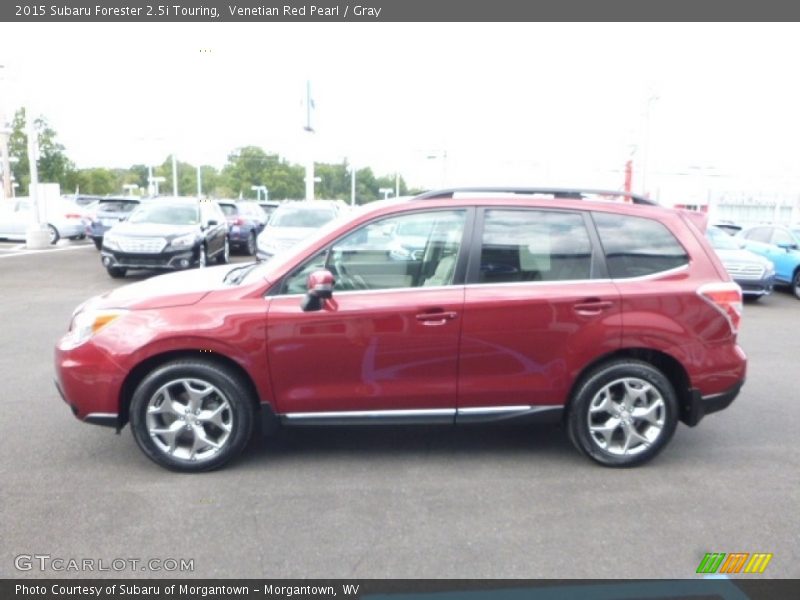 Venetian Red Pearl / Gray 2015 Subaru Forester 2.5i Touring