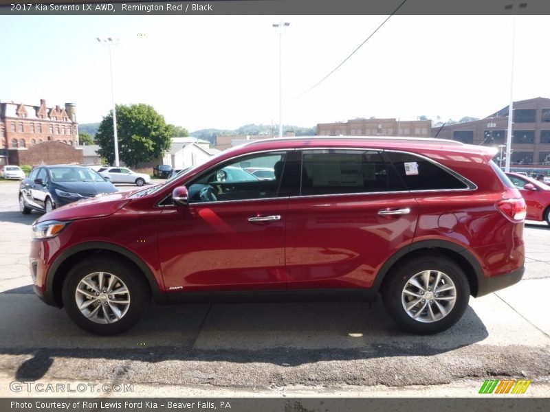 Remington Red / Black 2017 Kia Sorento LX AWD