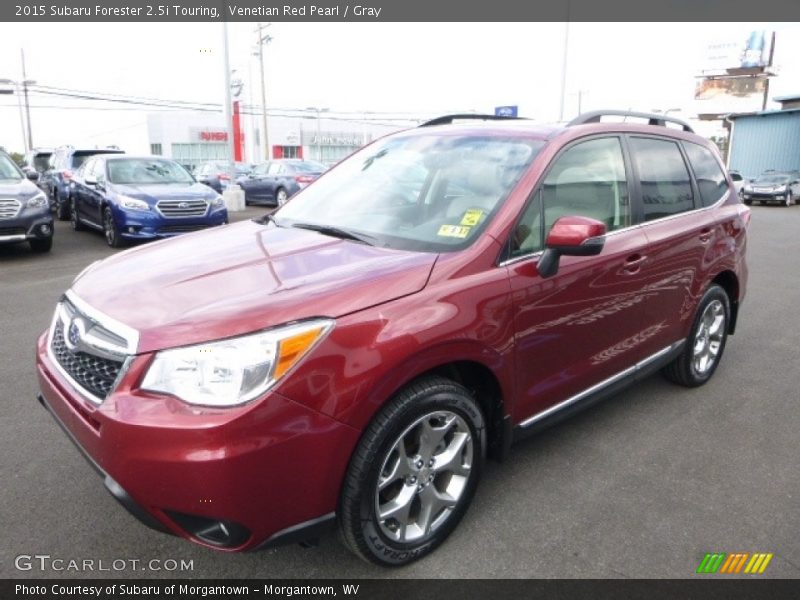 Venetian Red Pearl / Gray 2015 Subaru Forester 2.5i Touring