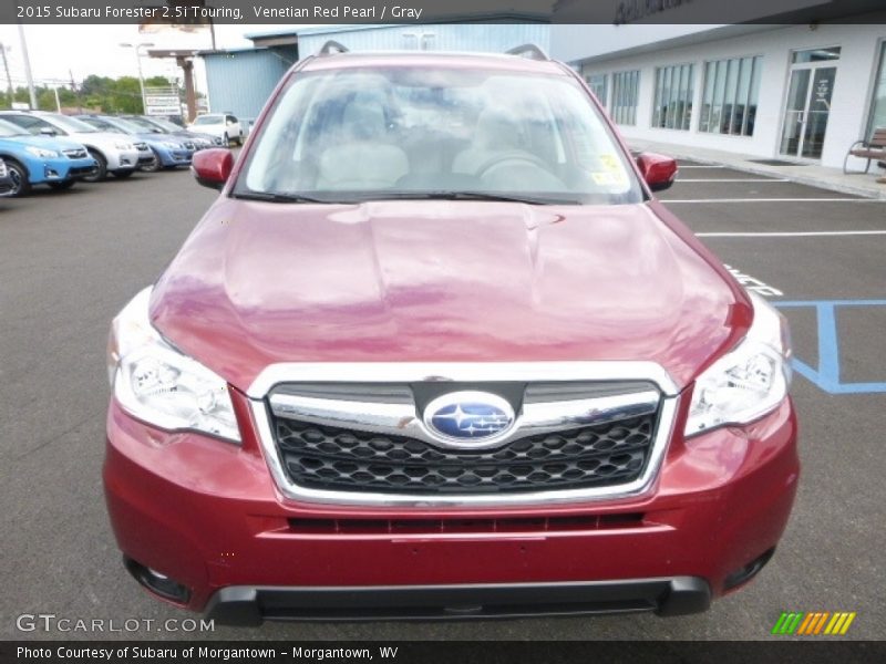 Venetian Red Pearl / Gray 2015 Subaru Forester 2.5i Touring