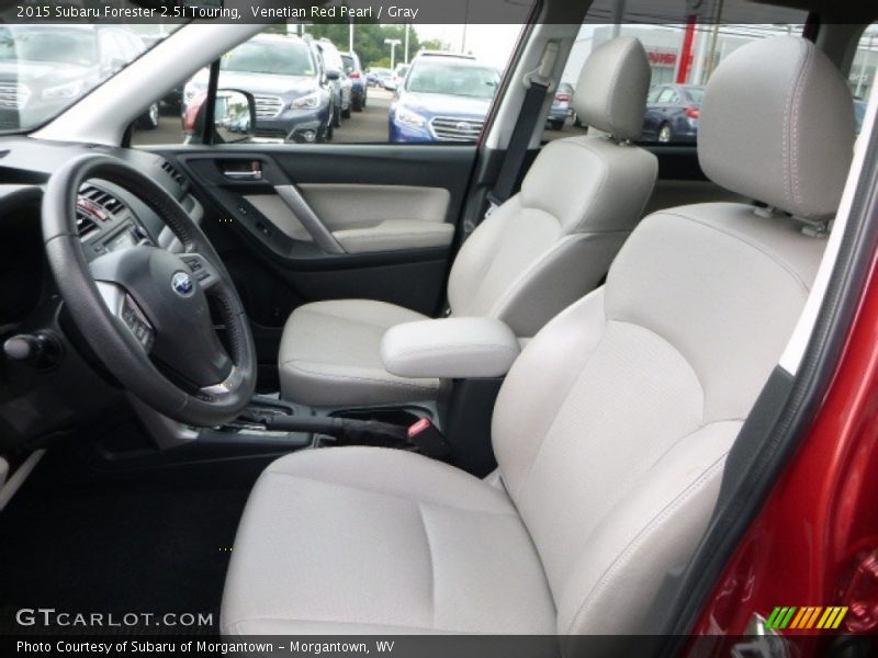 Venetian Red Pearl / Gray 2015 Subaru Forester 2.5i Touring
