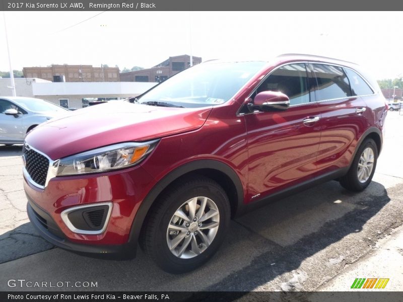 Remington Red / Black 2017 Kia Sorento LX AWD