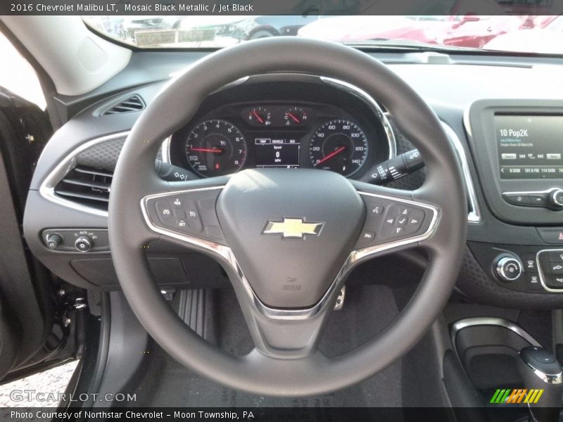 Mosaic Black Metallic / Jet Black 2016 Chevrolet Malibu LT