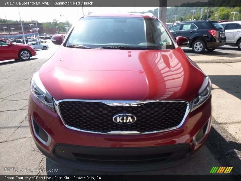 Remington Red / Black 2017 Kia Sorento LX AWD