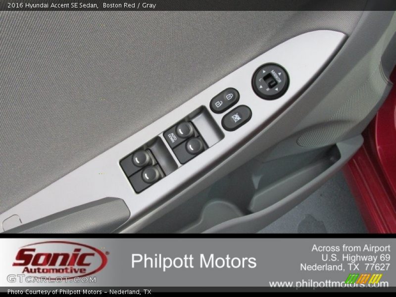 Boston Red / Gray 2016 Hyundai Accent SE Sedan