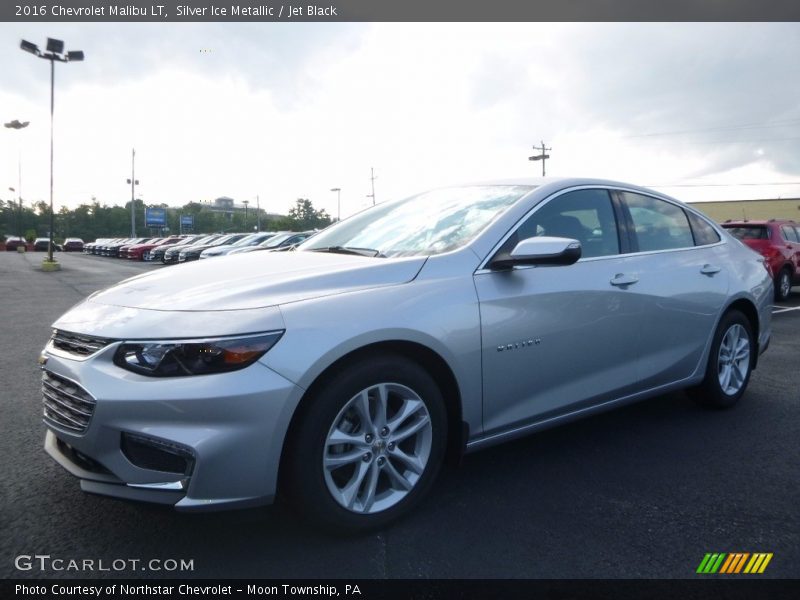 Silver Ice Metallic / Jet Black 2016 Chevrolet Malibu LT