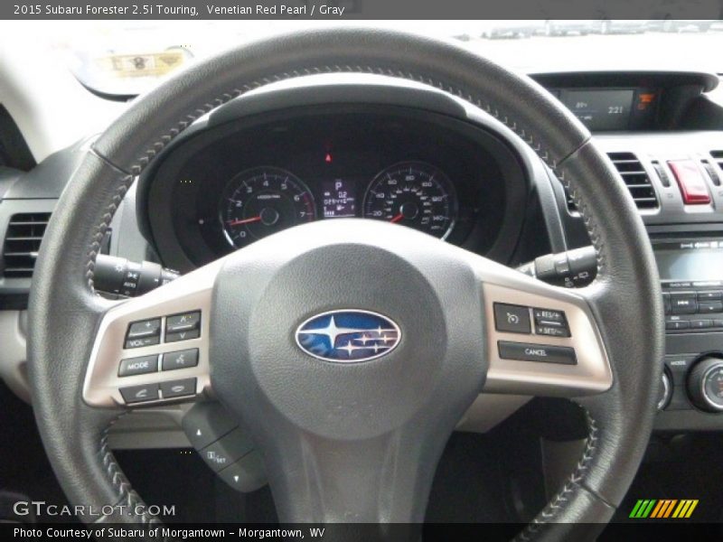 Venetian Red Pearl / Gray 2015 Subaru Forester 2.5i Touring