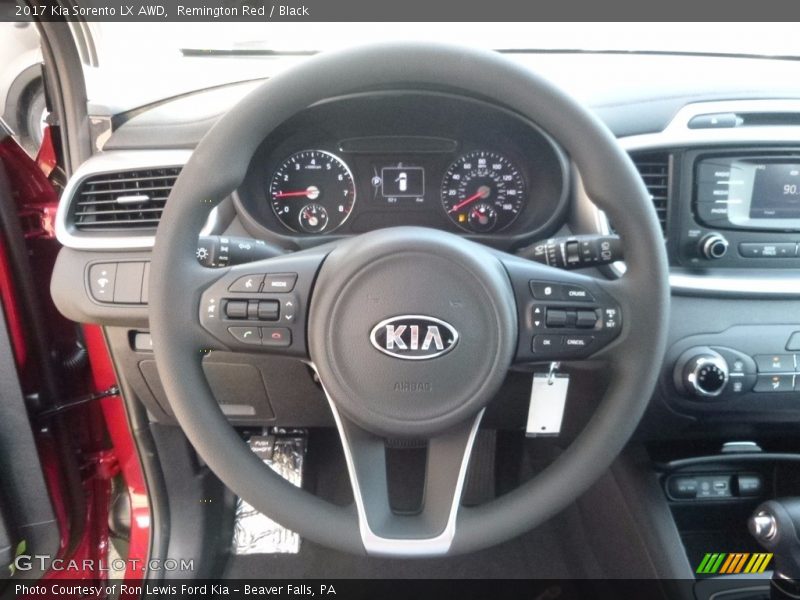 Remington Red / Black 2017 Kia Sorento LX AWD