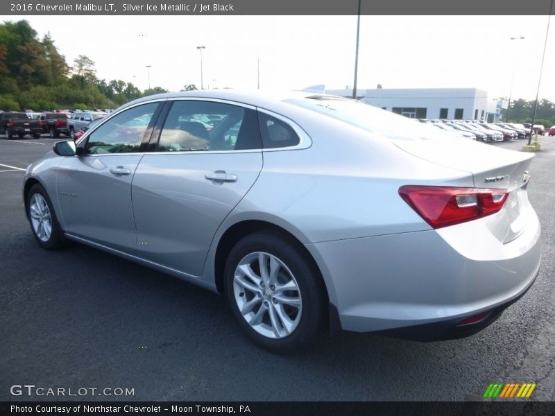 Silver Ice Metallic / Jet Black 2016 Chevrolet Malibu LT