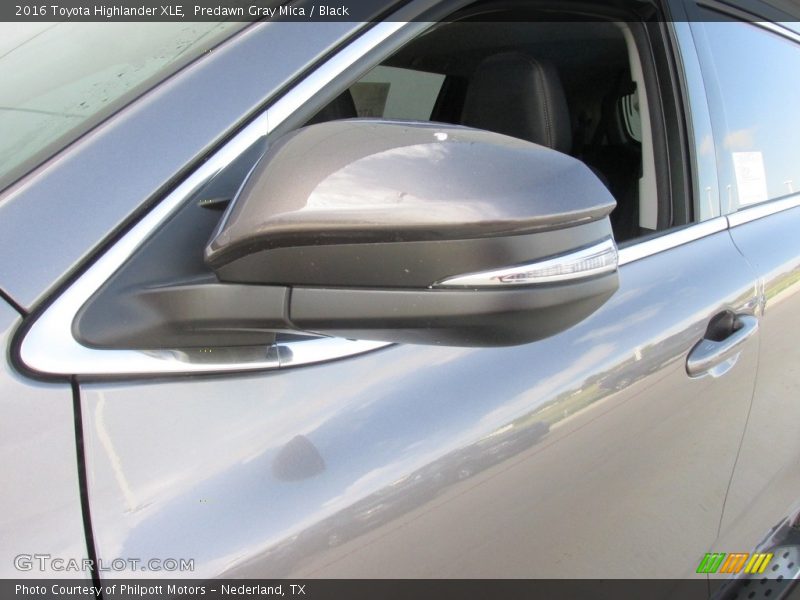Predawn Gray Mica / Black 2016 Toyota Highlander XLE