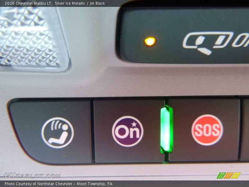 Silver Ice Metallic / Jet Black 2016 Chevrolet Malibu LT
