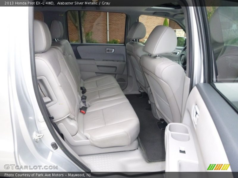 Alabaster Silver Metallic / Gray 2013 Honda Pilot EX-L 4WD
