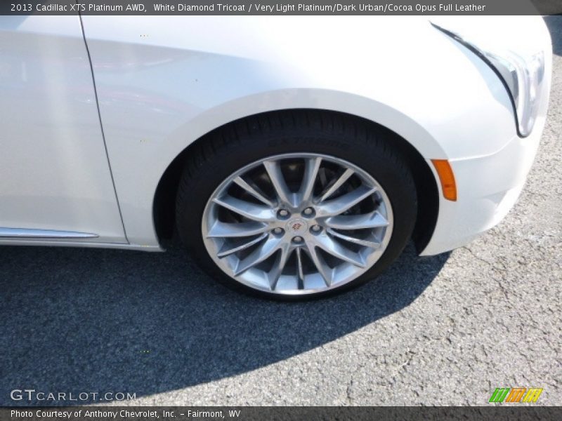 White Diamond Tricoat / Very Light Platinum/Dark Urban/Cocoa Opus Full Leather 2013 Cadillac XTS Platinum AWD