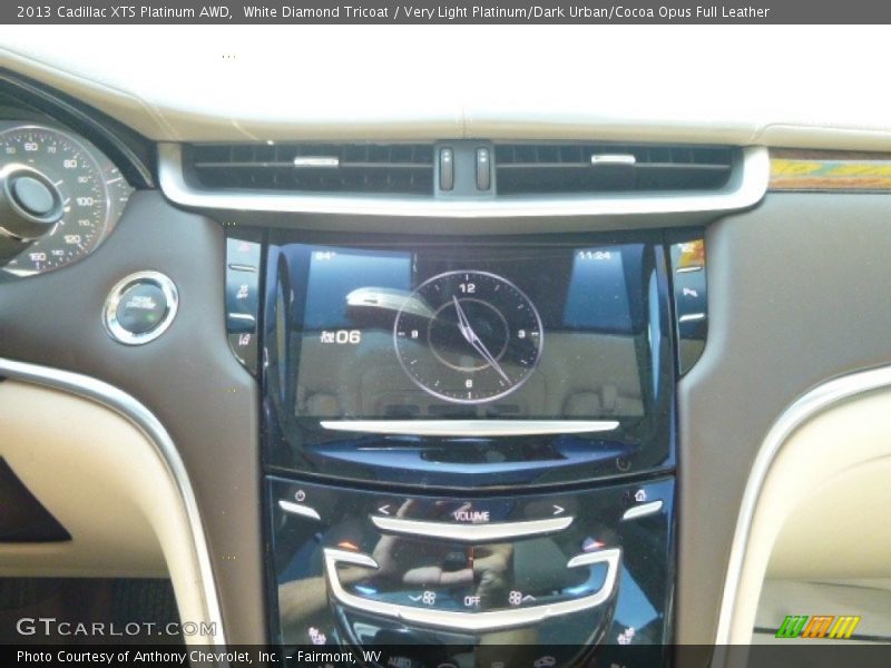 White Diamond Tricoat / Very Light Platinum/Dark Urban/Cocoa Opus Full Leather 2013 Cadillac XTS Platinum AWD