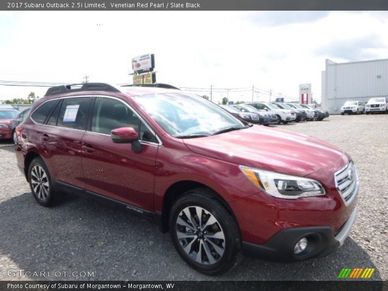 Venetian Red Pearl / Slate Black 2017 Subaru Outback 2.5i Limited
