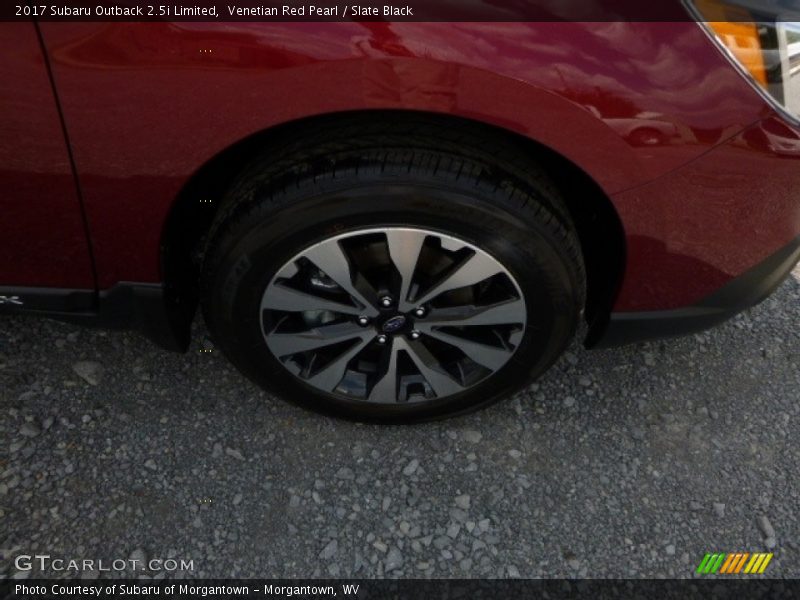 Venetian Red Pearl / Slate Black 2017 Subaru Outback 2.5i Limited