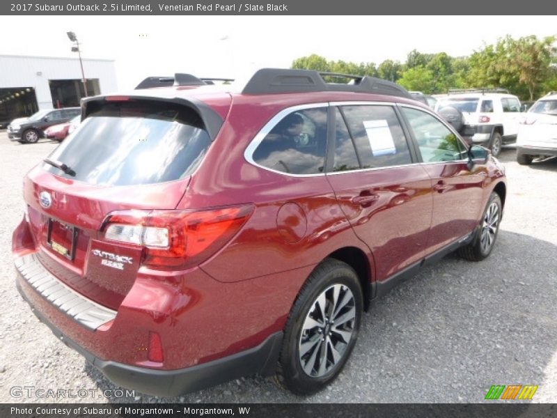 Venetian Red Pearl / Slate Black 2017 Subaru Outback 2.5i Limited