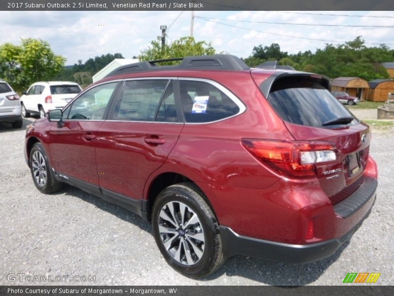 Venetian Red Pearl / Slate Black 2017 Subaru Outback 2.5i Limited