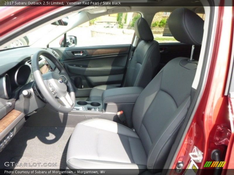 Venetian Red Pearl / Slate Black 2017 Subaru Outback 2.5i Limited