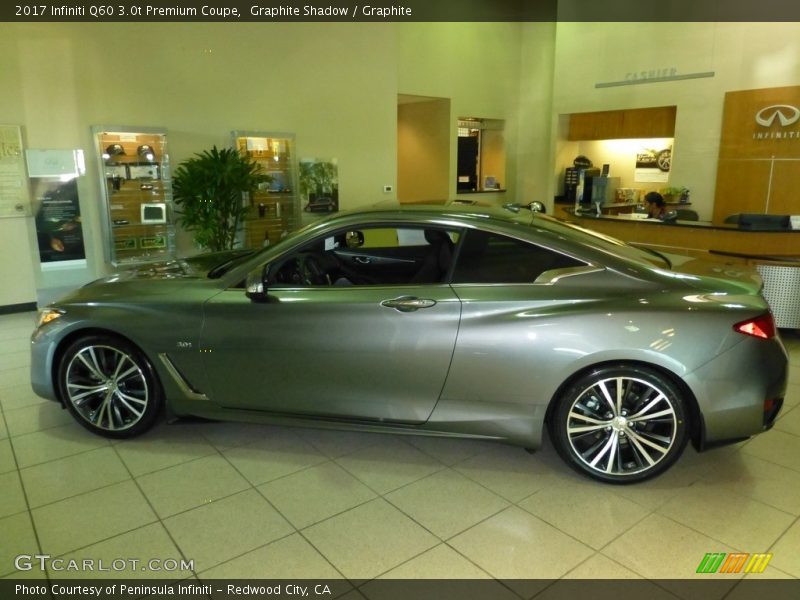 Graphite Shadow / Graphite 2017 Infiniti Q60 3.0t Premium Coupe