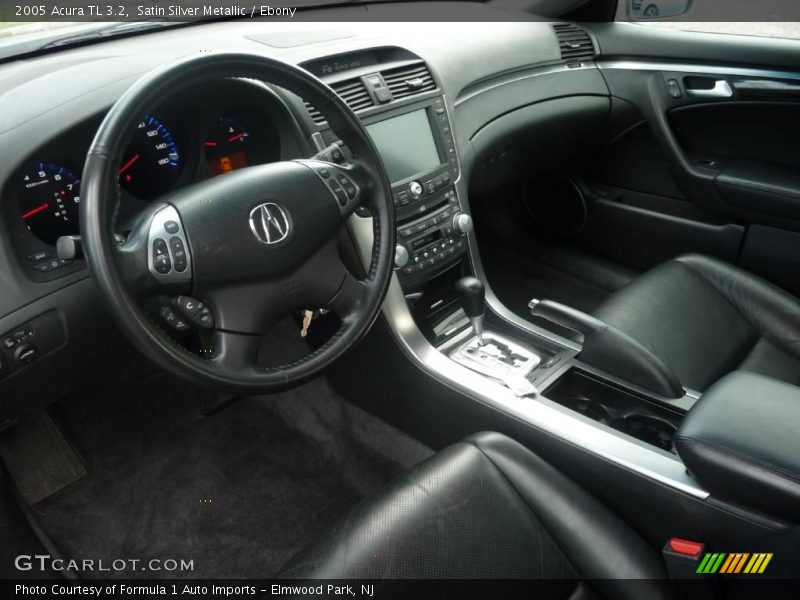Satin Silver Metallic / Ebony 2005 Acura TL 3.2