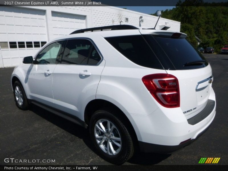 Summit White / Jet Black 2017 Chevrolet Equinox LT AWD