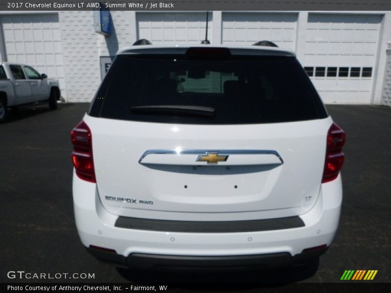 Summit White / Jet Black 2017 Chevrolet Equinox LT AWD