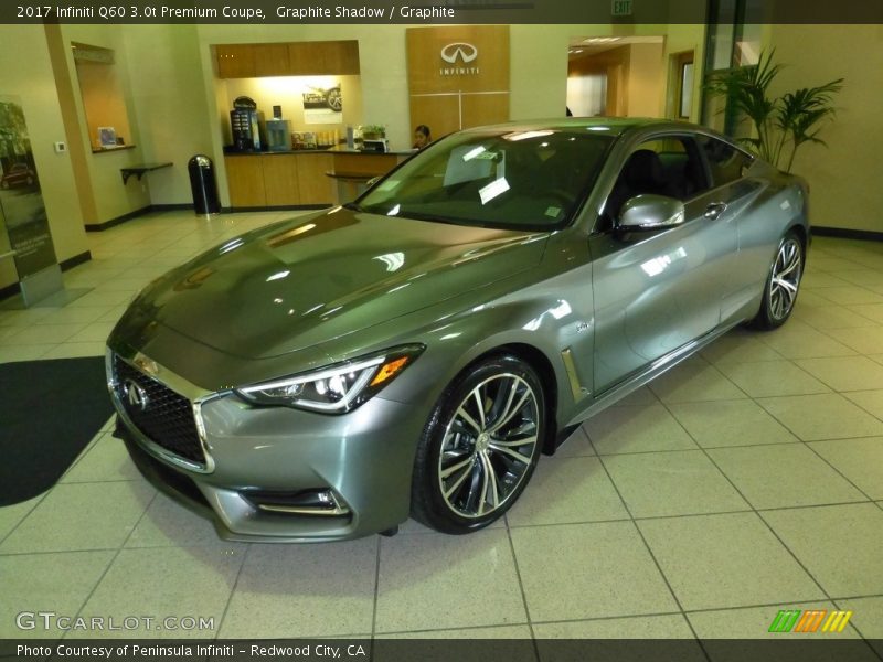 Graphite Shadow / Graphite 2017 Infiniti Q60 3.0t Premium Coupe