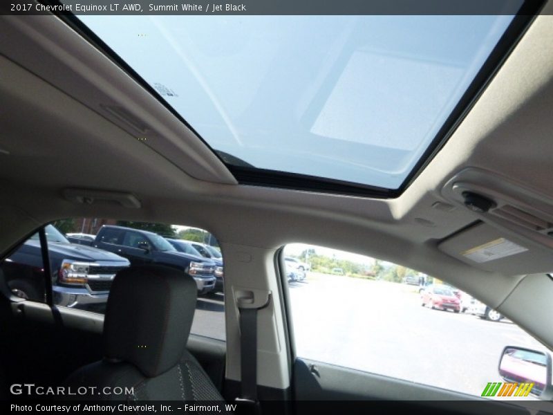 Summit White / Jet Black 2017 Chevrolet Equinox LT AWD