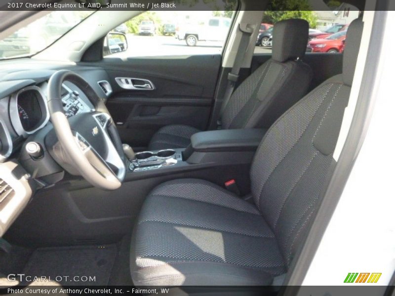 Summit White / Jet Black 2017 Chevrolet Equinox LT AWD