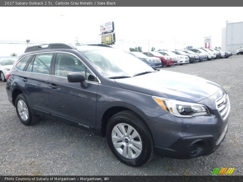Carbide Gray Metallic / Slate Black 2017 Subaru Outback 2.5i
