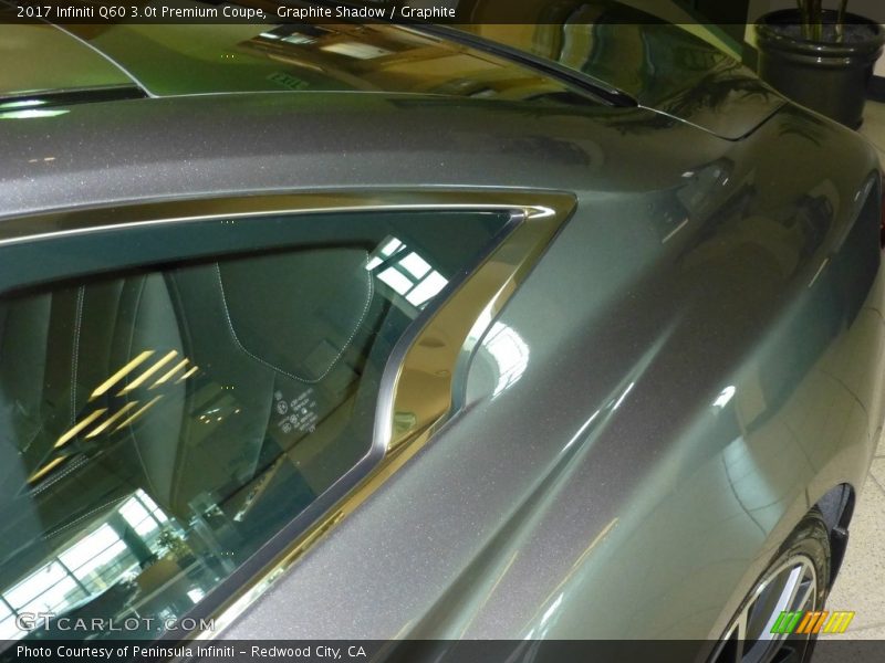 Graphite Shadow / Graphite 2017 Infiniti Q60 3.0t Premium Coupe