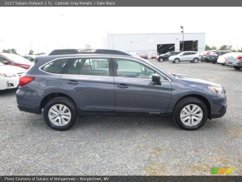 Carbide Gray Metallic / Slate Black 2017 Subaru Outback 2.5i