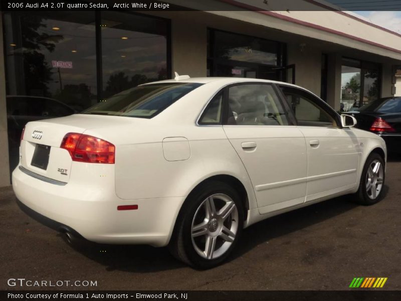 Arctic White / Beige 2006 Audi A4 2.0T quattro Sedan