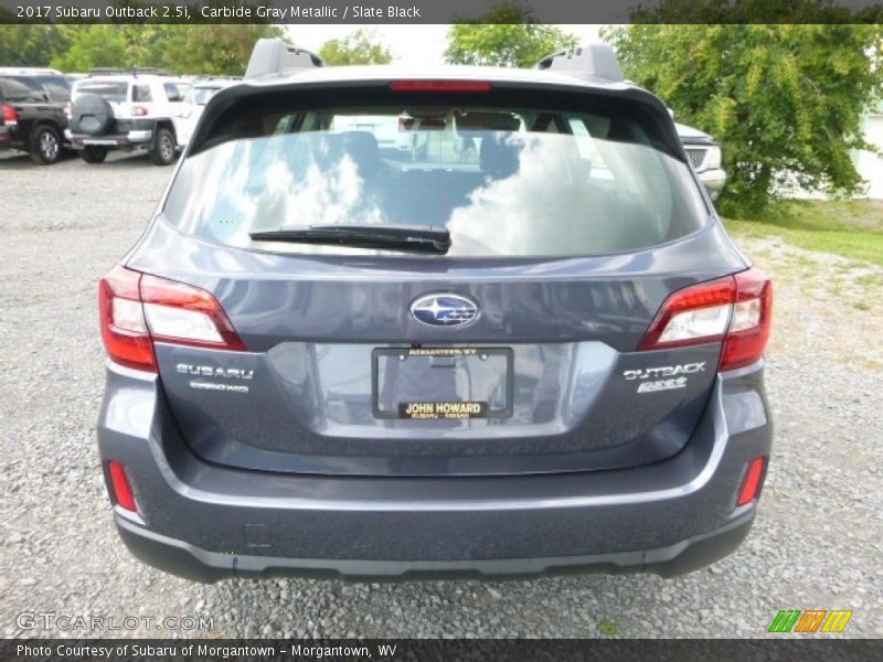 Carbide Gray Metallic / Slate Black 2017 Subaru Outback 2.5i