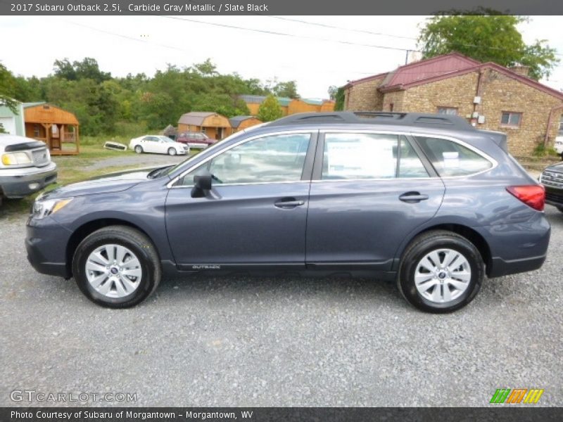 Carbide Gray Metallic / Slate Black 2017 Subaru Outback 2.5i