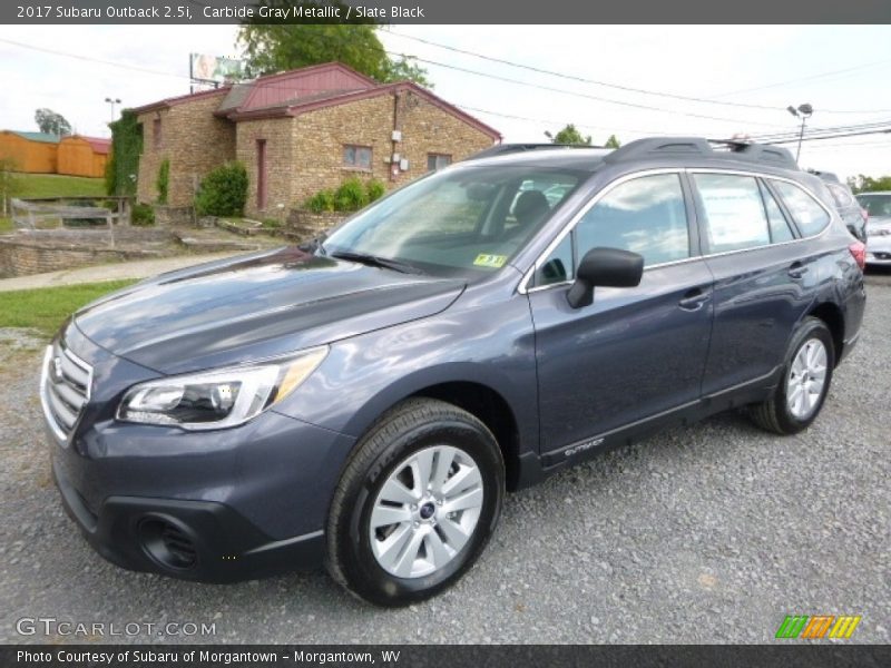 Carbide Gray Metallic / Slate Black 2017 Subaru Outback 2.5i