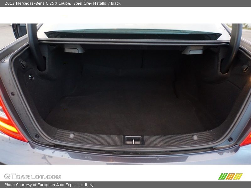 Steel Grey Metallic / Black 2012 Mercedes-Benz C 250 Coupe