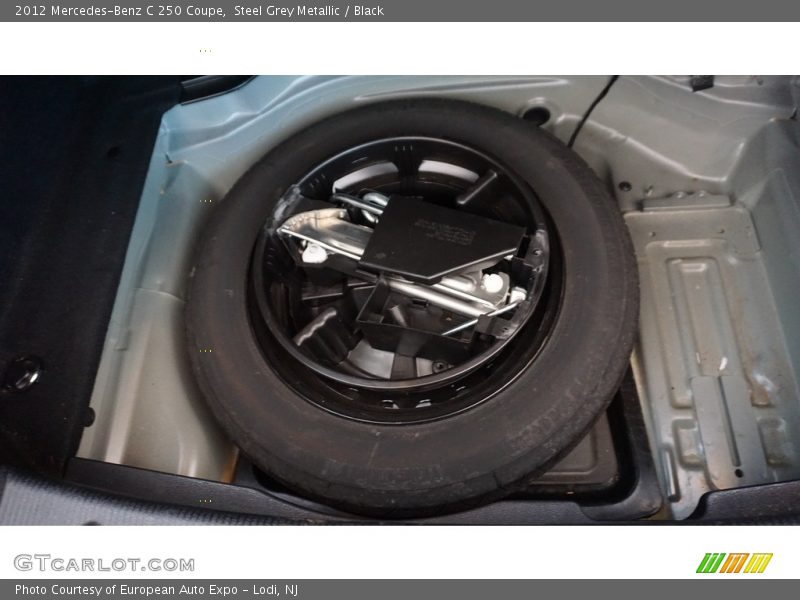 Steel Grey Metallic / Black 2012 Mercedes-Benz C 250 Coupe