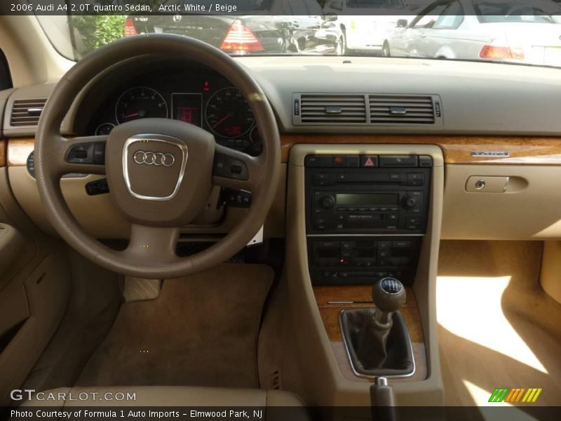 Arctic White / Beige 2006 Audi A4 2.0T quattro Sedan