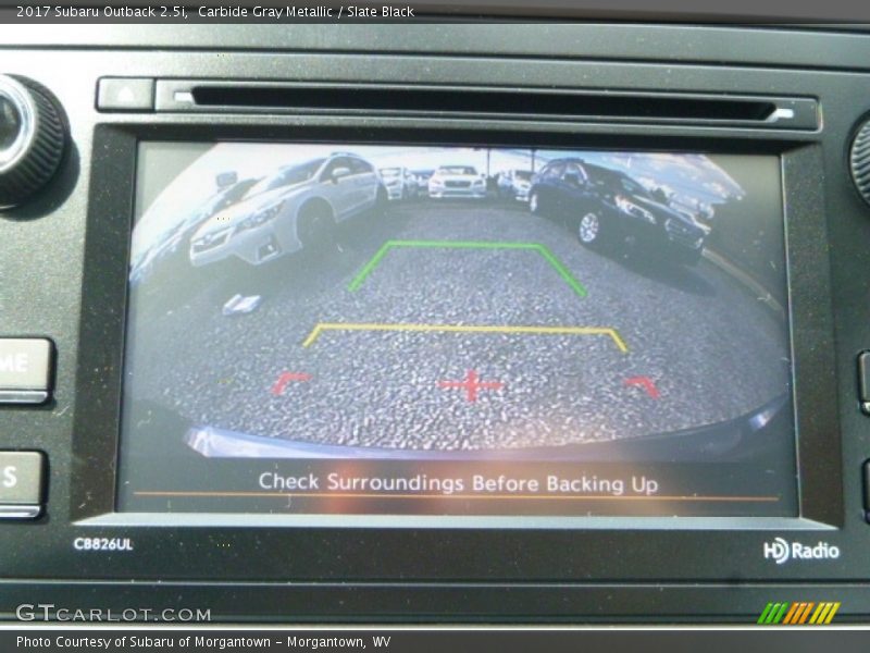 Carbide Gray Metallic / Slate Black 2017 Subaru Outback 2.5i