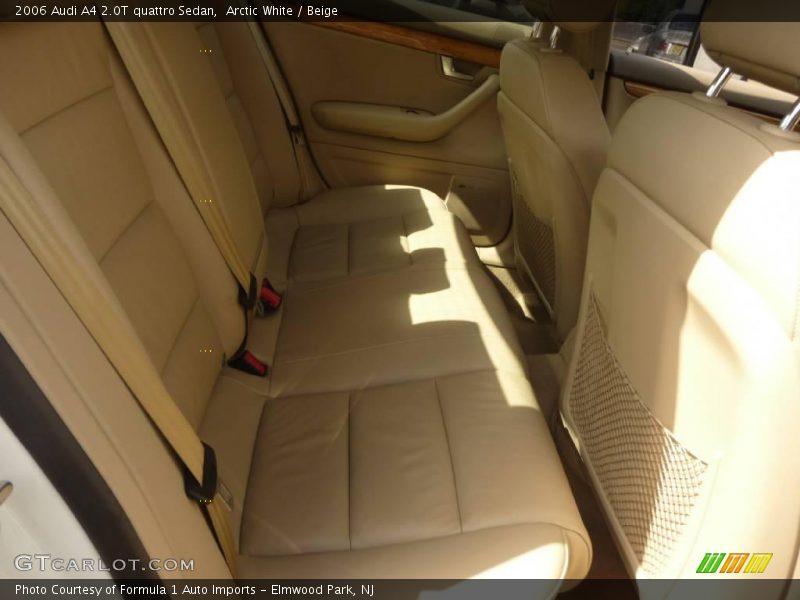 Arctic White / Beige 2006 Audi A4 2.0T quattro Sedan