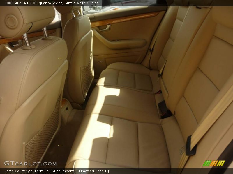 Arctic White / Beige 2006 Audi A4 2.0T quattro Sedan