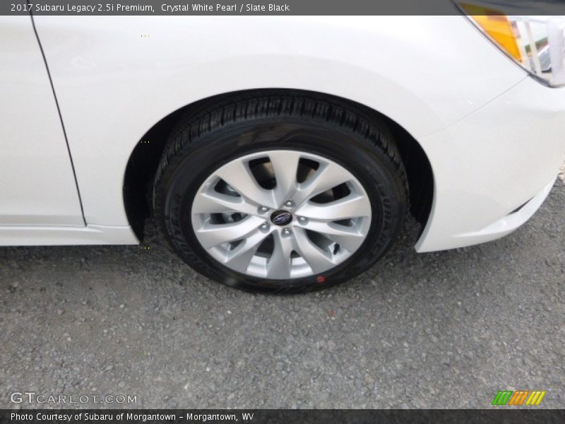 Crystal White Pearl / Slate Black 2017 Subaru Legacy 2.5i Premium