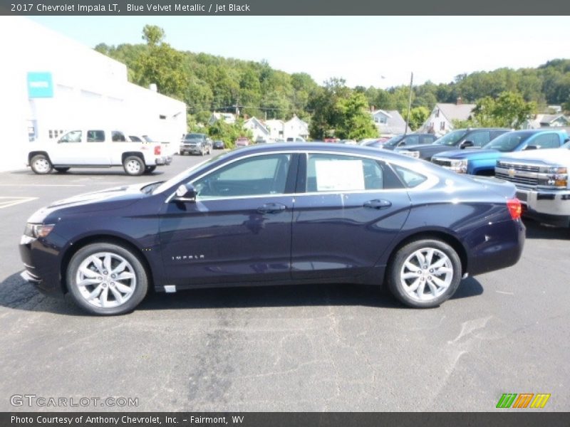 Blue Velvet Metallic / Jet Black 2017 Chevrolet Impala LT