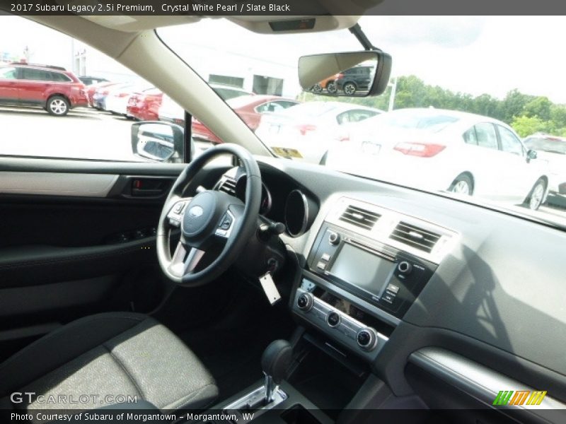 Crystal White Pearl / Slate Black 2017 Subaru Legacy 2.5i Premium