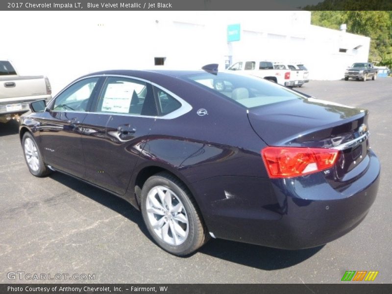 Blue Velvet Metallic / Jet Black 2017 Chevrolet Impala LT