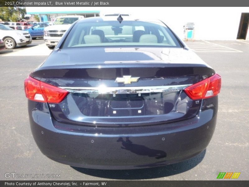 Blue Velvet Metallic / Jet Black 2017 Chevrolet Impala LT