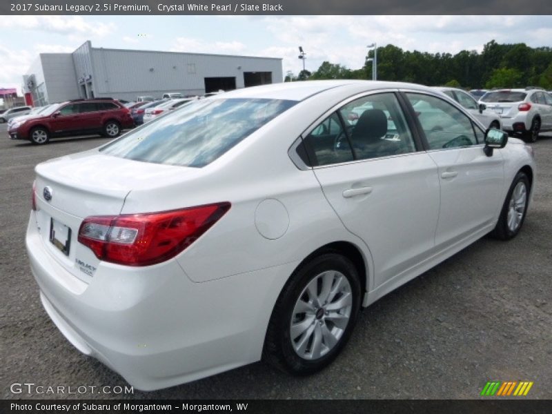 Crystal White Pearl / Slate Black 2017 Subaru Legacy 2.5i Premium
