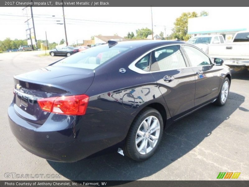 Blue Velvet Metallic / Jet Black 2017 Chevrolet Impala LT